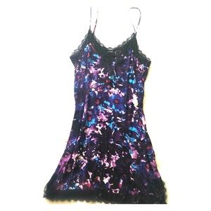 Lace Trim Slip Dress